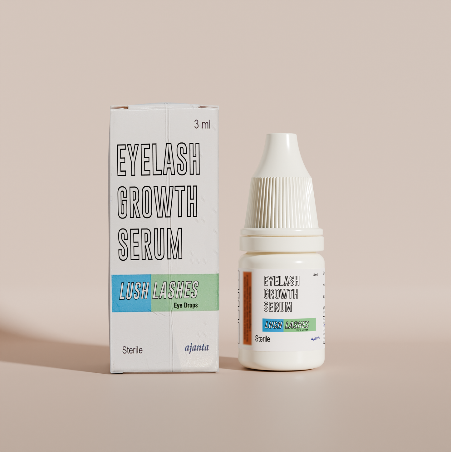 Eyelash Growth Drops 3ml/0.1fl.oz + 100 Micro Applicators