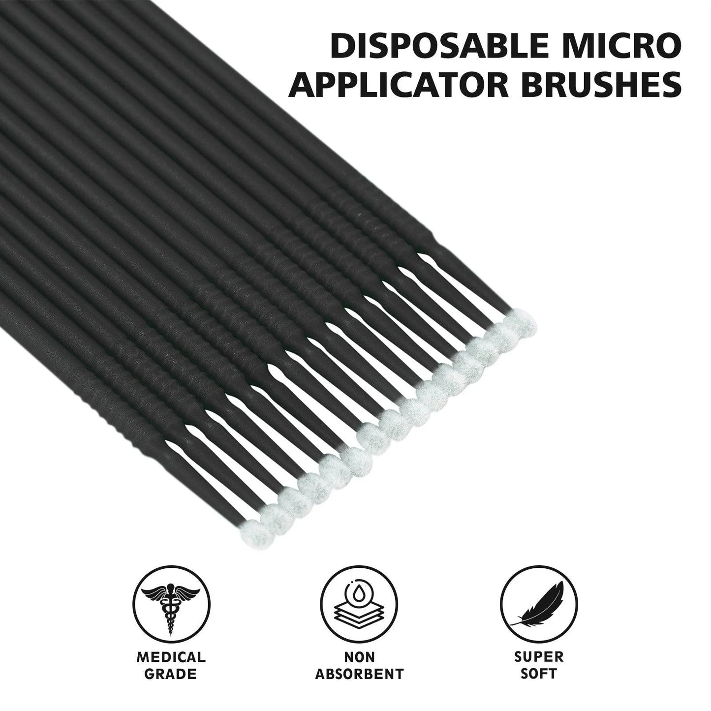 Eyelash Growth Drops 3ml/0.1fl.oz + 100 Micro Applicators